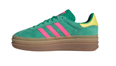 Buty sportowe damskie ADIDAS GAZELLE BOLD JH9668 zielone zamszowe 38 EU