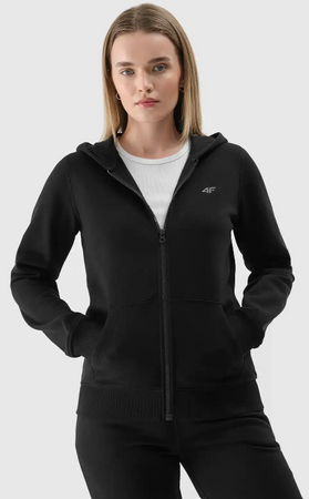 Bluza damska z kapturem rozpinana 4F F1467 czarna rozm. XS