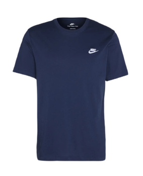 Nike T-shirt Sportsweart męski granatowy bawełniany S