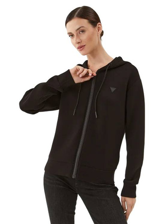 Bluza Damska Guess ALLIE SCUBA HOODIE V3RQ11K7UW2-JBLK Czarna XS