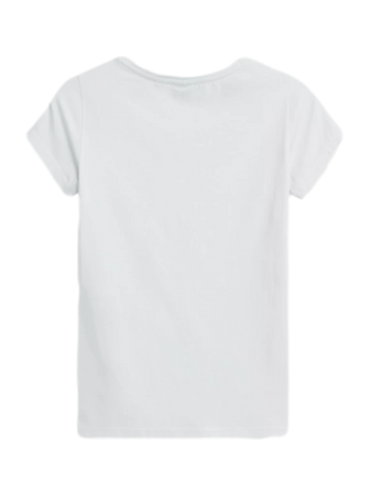 4F Koszulka damska gładka t-shirt AW23TTSHF0907-10S