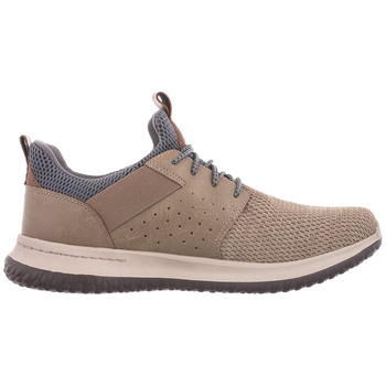 Buty sneakersy męskie Skechers Delson Camben wygodne brązowe 40 EU