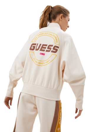 Damska Bluza Guess ADRIANNA FULL ZIP SW Beżowa XS