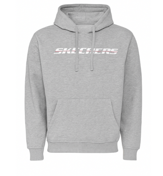 Bluza z kapturem męska SKECHERS STRIKETHROUGH szara S