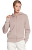 Bluza z kapturem damska GUESS ALLIE SCUBA HOODIE zasuwana brudny róż S
