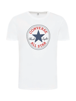 Converse Koszulka Unisex logo Chuck Taylor biała XS