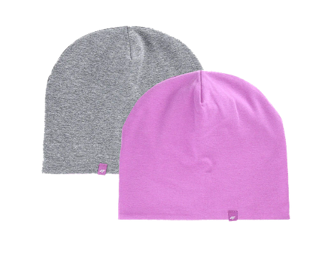 4F Czapka Beanie Dwustronna Dziewczęca JAW23ACAPF260-56S