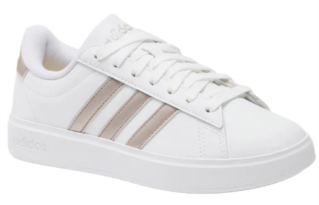 Adidas Buty Damskie Sneakersy Grand Court 2.0 Białe 40 2/3 EU