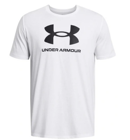 Koszulka męska Under Armour Sportstyle Logo Update white/black M