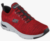 Skechers Buty Męskie Sportowe Arch Fit Czerwone 41 EU