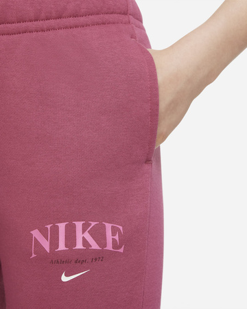 Nike Spodnie Dzwony Młodzieżowe Sportwear Fleece Pants DV2564-633