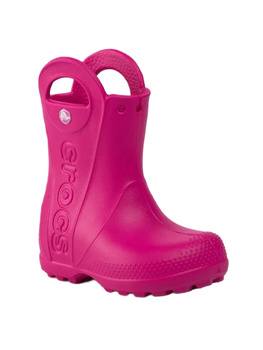 Crocs Kalosze Dziecięce Lekkie Różowe Handle It Rain Boot Kids 33/34 EU