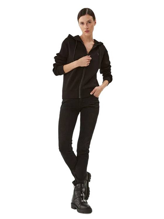 Bluza Damska Guess ALLIE SCUBA HOODIE V3RQ11K7UW2-JBLK Czarna XS