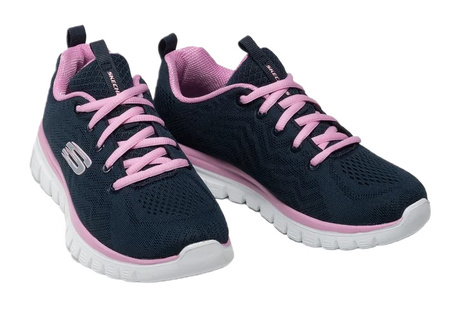 SKECHERS Buty Sportowe Damskie GRACEFUL GET CONNECTED Granatowe 38 EU