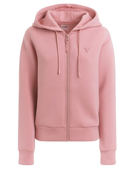 Damska bluza Guess ALLIE SCUBA HOODIE Różowa XS