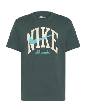 Koszulka bawełniana męska NIKE FZ8048 zielona rozm. XL