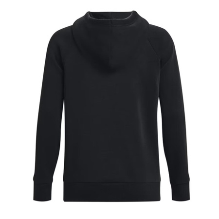 Bluza z kapturem damska Under Armour Rival Fleece czarna bawełniana logo XS