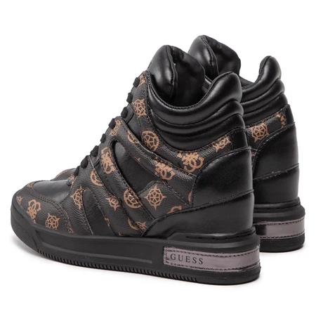 Guess Sneakersy Damskie TULLIA FL8TULSMF12-BLKBR