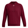 Bluza męska z kapturem Under Armour Rival Fleece Hoodie czerwona S