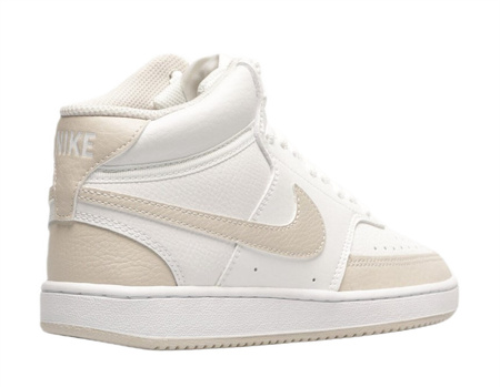 NikeCourt Vision Mid buty sneakers damskie beżowe
