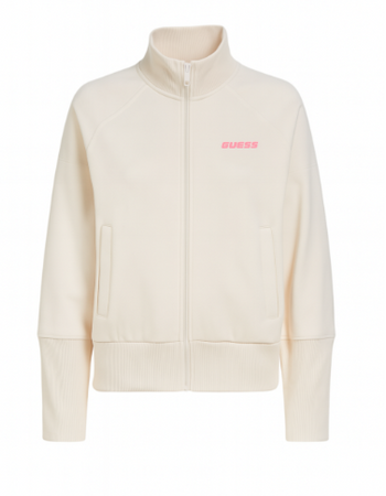 Damska Bluza Guess ADRIANNA FULL ZIP SW Beżowa XS