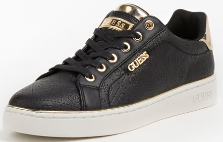 GUESS BECKIE Sneakersy Damskie FL5BEKFAL12-BLKBL