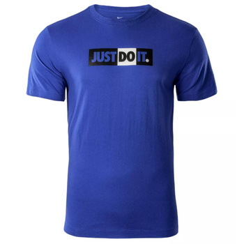 Nike T-Shirt Męski bawełniany niebieski Breathe Run Top S