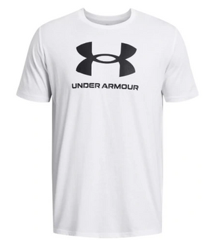 Koszulka męska Under Armour Sportstyle Logo Update white/black M