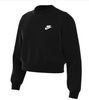 Bluza dziecięca Nike Sportswear Club Fleece czarna bawełniana luźny krój XL