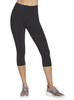 Legginsy damskie 3/4 Skechers Goflex HW Capri czarne wysoki stan XS