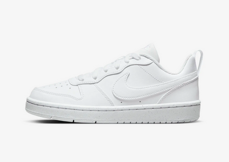 NIKE Court Borough Low Recraft buty sneakers dzieci-unisex białe