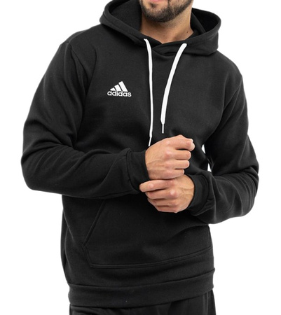 Bluza męska z kapturem Adidas Hoddy Entrada czarna XXL