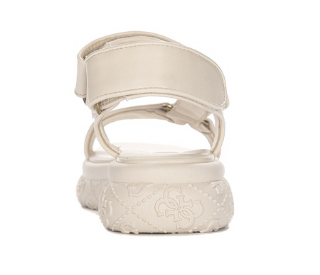 Guess Alibi Damskie Sandały Na Platformie Beżowe FLJLANELE03-CREAM 37 EU