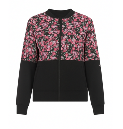 Bluza dresowa damska dwustronna Skechers Skechweave Fantasy różowa M
