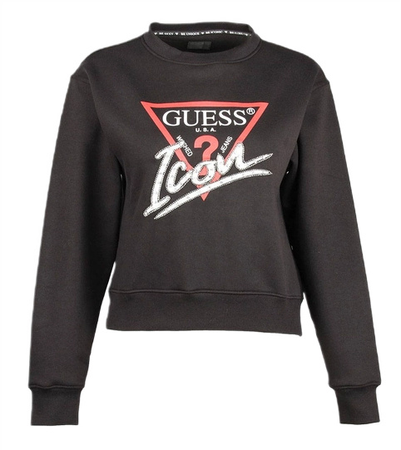 Bluza damska GUESS CN ICON SWEATSHIRT czarna XS