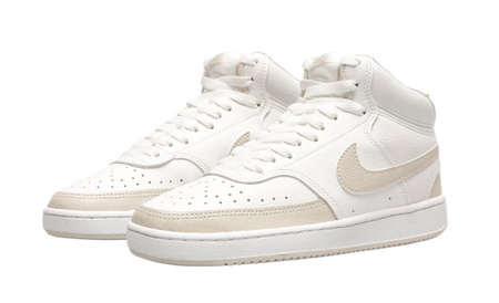 NikeCourt Vision Mid buty sneakers damskie beżowe