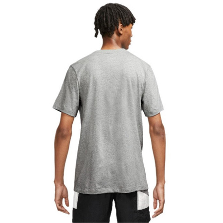 Nike T-shirt męski szary bawełniany Nsw Club Tee S