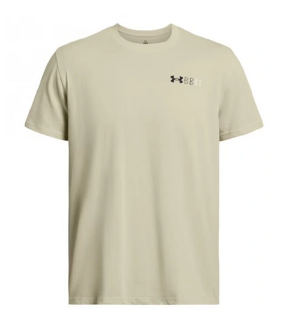 T-shirt męski Under Armour HW LC LOGO REPEAT SS beżowy XXL