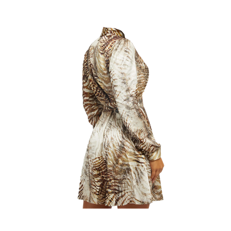 GUESS Sukienka Mireille zwierzęcy print W2BK11WD8G2-P14A