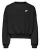 Bluza dziecięca Nike Sportswear Club Fleece czarna bawełniana luźny krój XS