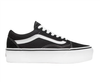 VANS UA Old Skool Platform trampki unisex czarne