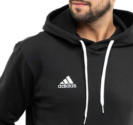 Bluza męska z kapturem Adidas Hoddy Entrada czarna XXL