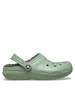 Klapki ocieplane unisex CROCS Classic Lined Clog zielone 43-44 EU