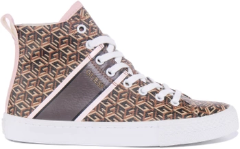 GUESS Sneakersy Damskie ELGA FL7ELGELE12-BROWN