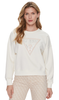 Bluza damska bez kaptura GUESS CN PONY HAIR W4RQ13KC5H2 biała S