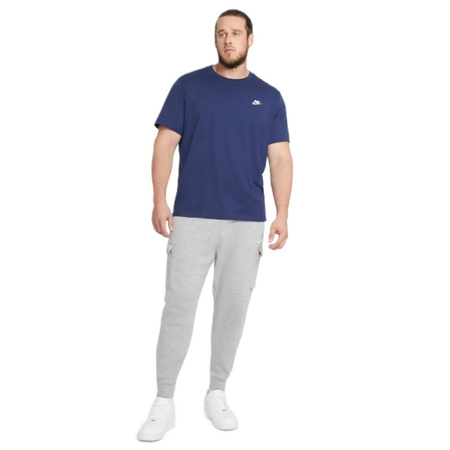 Nike T-shirt Sportsweart męski granatowy bawełniany S