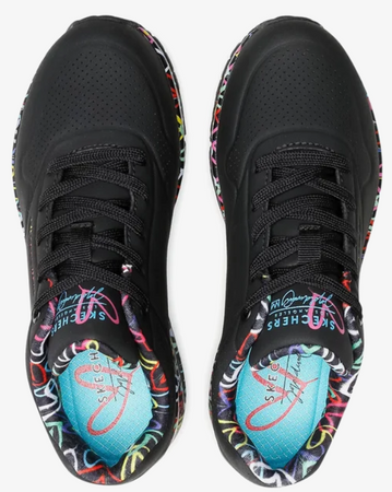 Skechers Buty Damskie Sneakersy Uno - Loving Czarne 36,5 EU