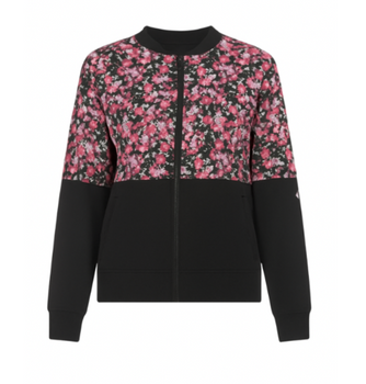 Bluza dresowa damska dwustronna Skechers Skechweave Fantasy różowa M