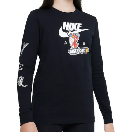 Nike Bluzka Dziecięca Sportwear LS Tee Boxy DX1224-010