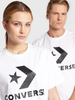Converse Koszulka Star Chevron biała Regular Fit L